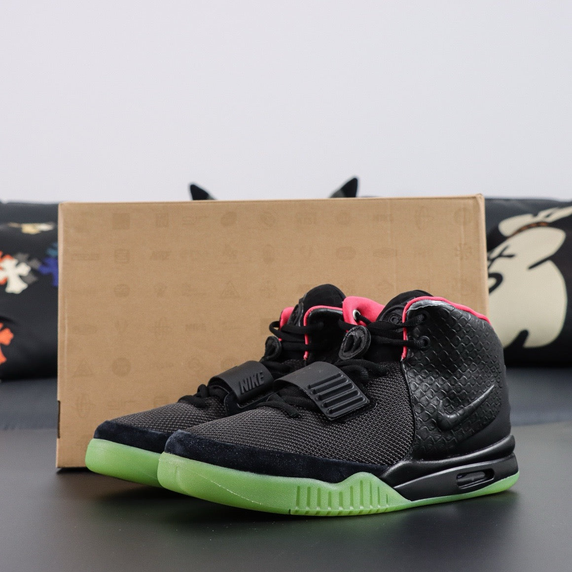 OWF Batch Nike Air Yeezy 2 “Solar red” - Sneakers-Niko