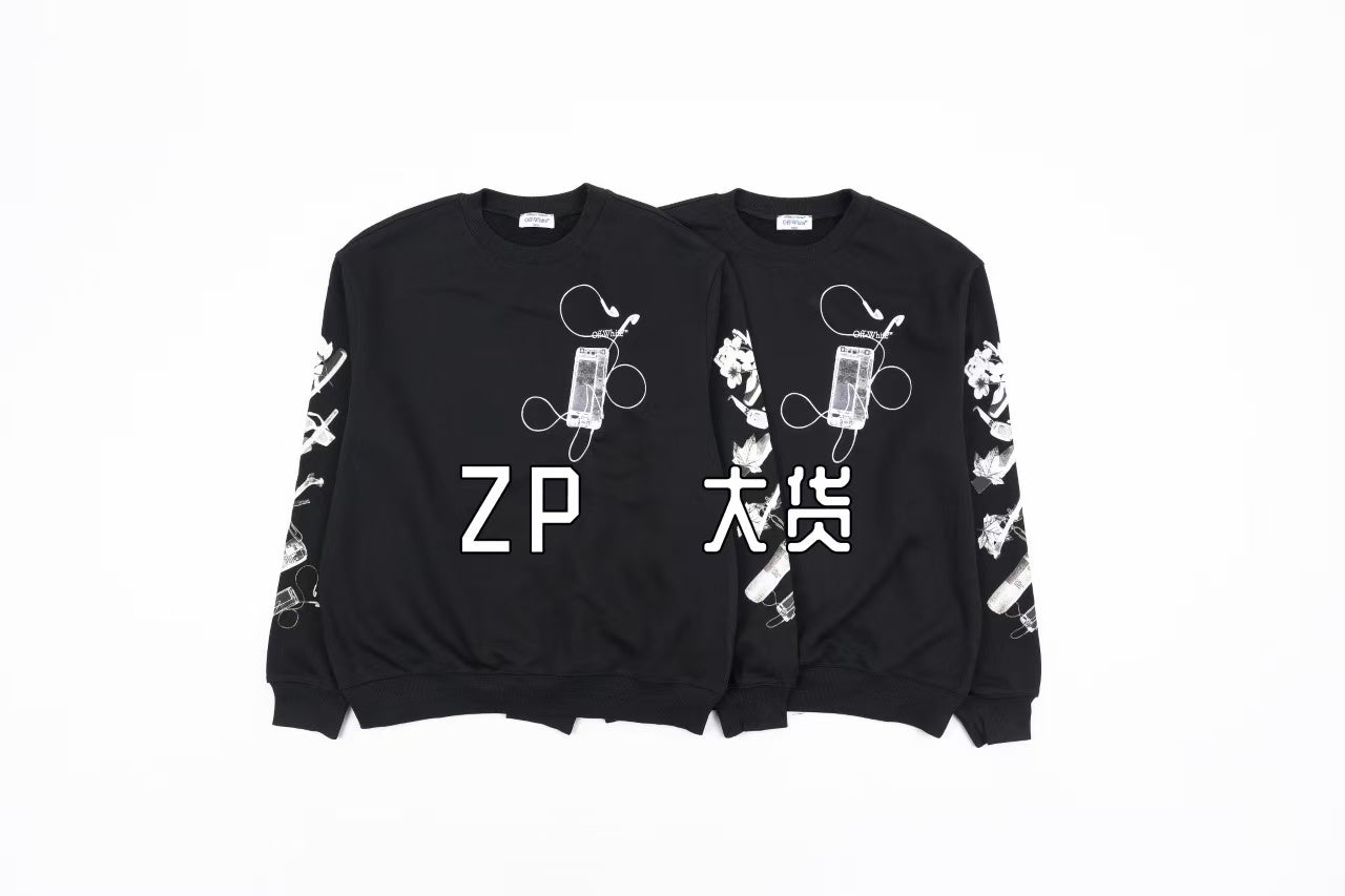 Off White Crew neck sweatshirt Retail(ZP)VS Batch(大货)