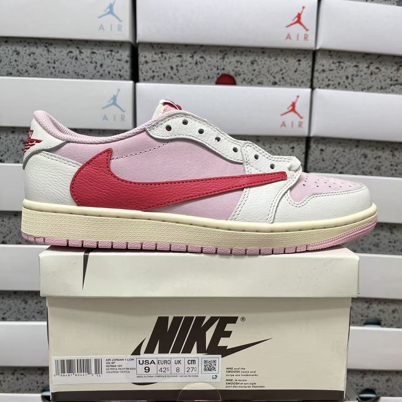 DG Batch-Air Jordan 1 × Travis Scott “Shy Pink”