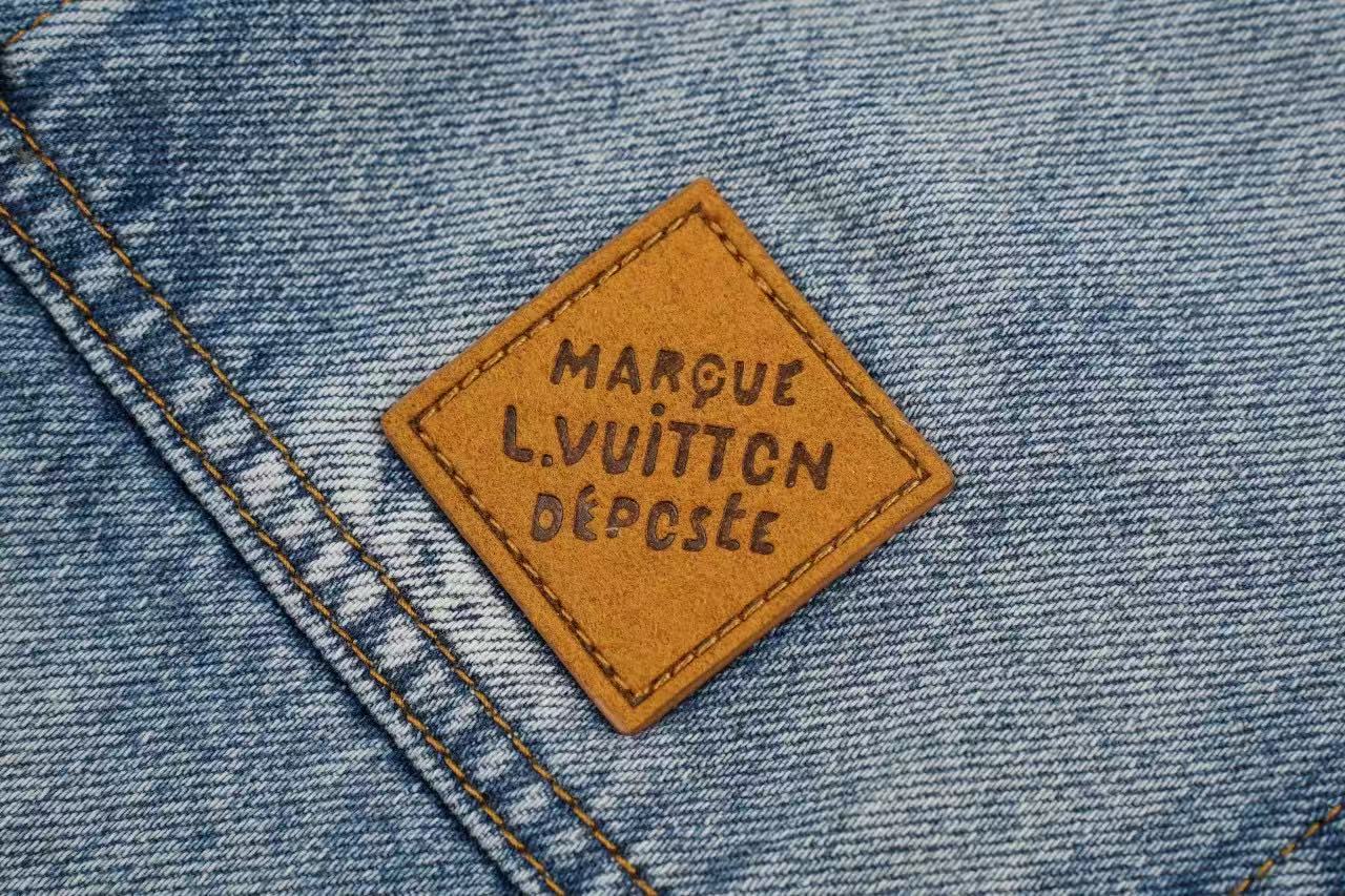Louis Vuitton Faded denim jacket Retail(ZP)VS Batch(大货)