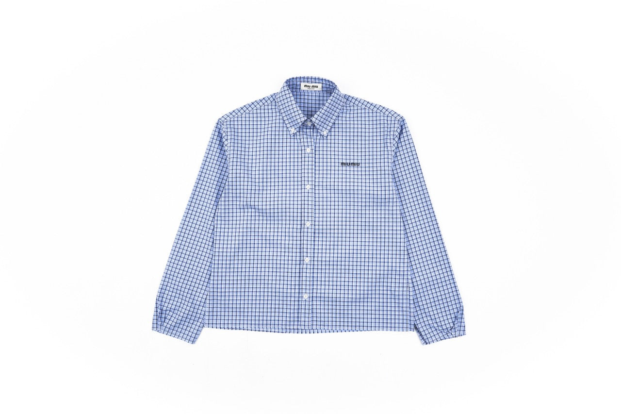 MiuMiu Plaid shirt Retail(ZP)VS Batch(大货)