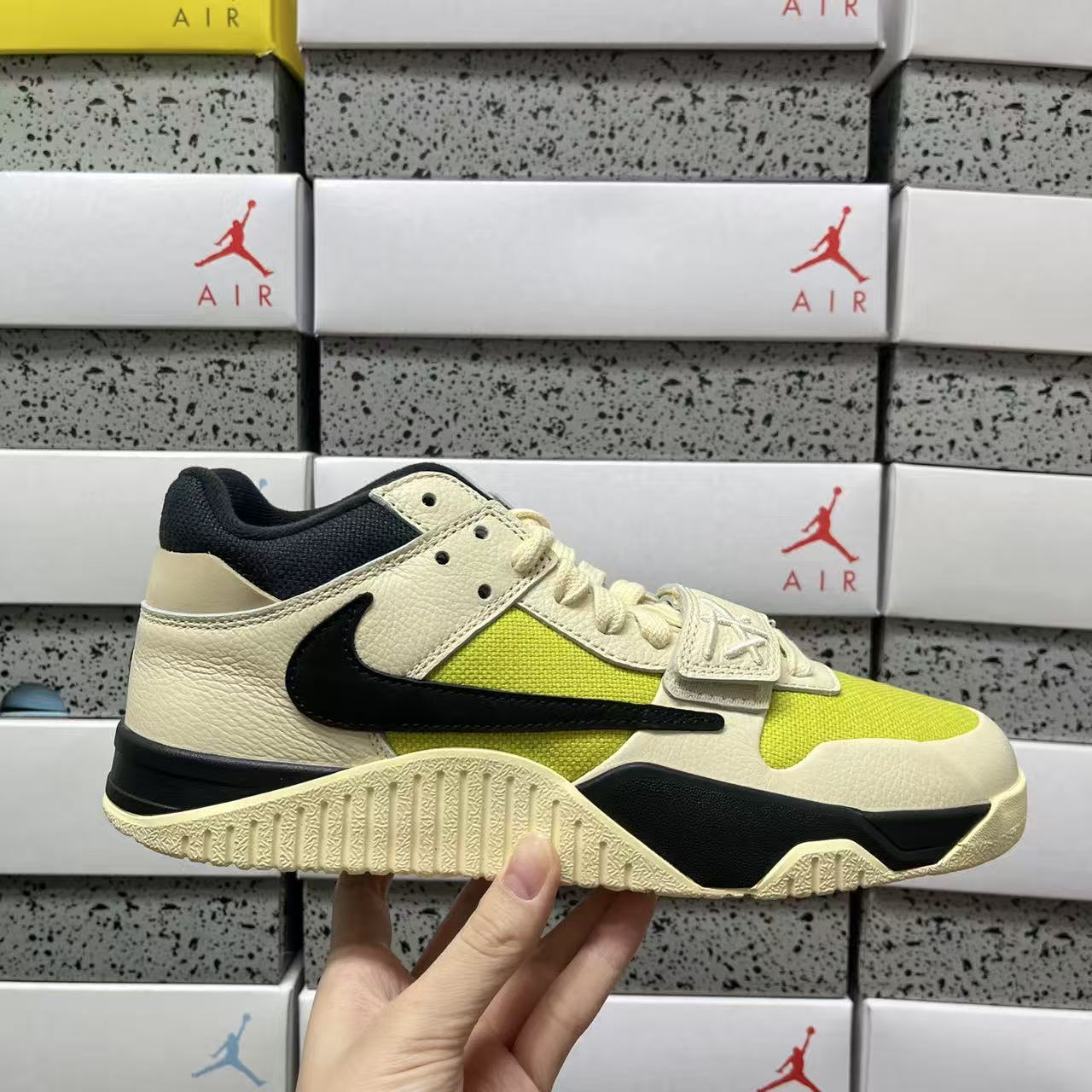PK Batch-Travis Scott × Jordan Jumpman Jack “Bright Cactus”
