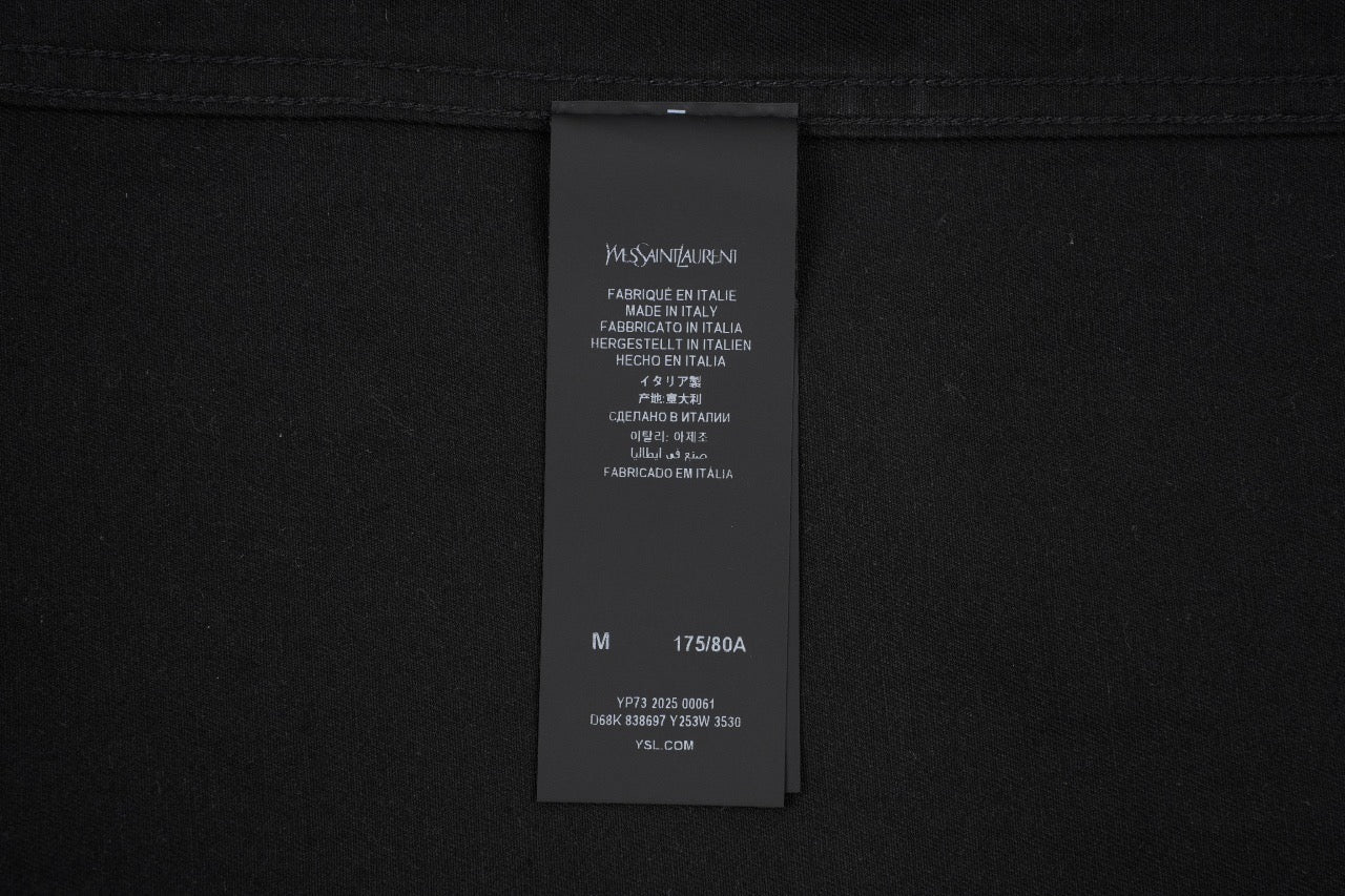 YSL Embroidered shirt Retail(ZP)VS Batch(大货)