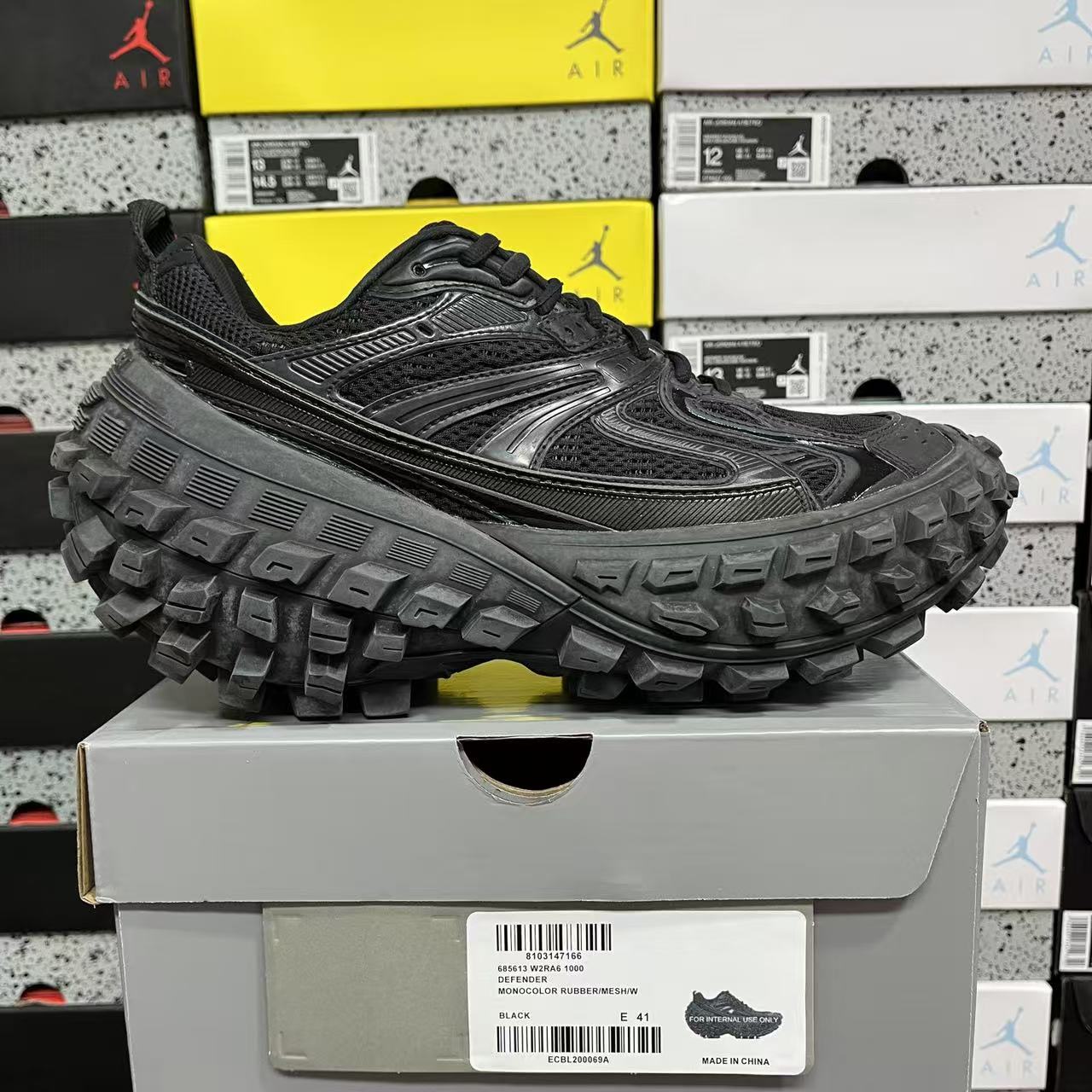 XA Batch-Balenciaga Defender Rubber Platform