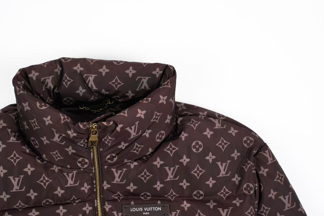 Louis Vuitton Monogram Down jacket Retail(ZP)VS Batch(大货)