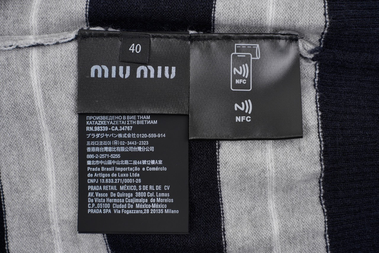 MiuMiu Half-zip sweater Retail(ZP)VS Batch(大货)