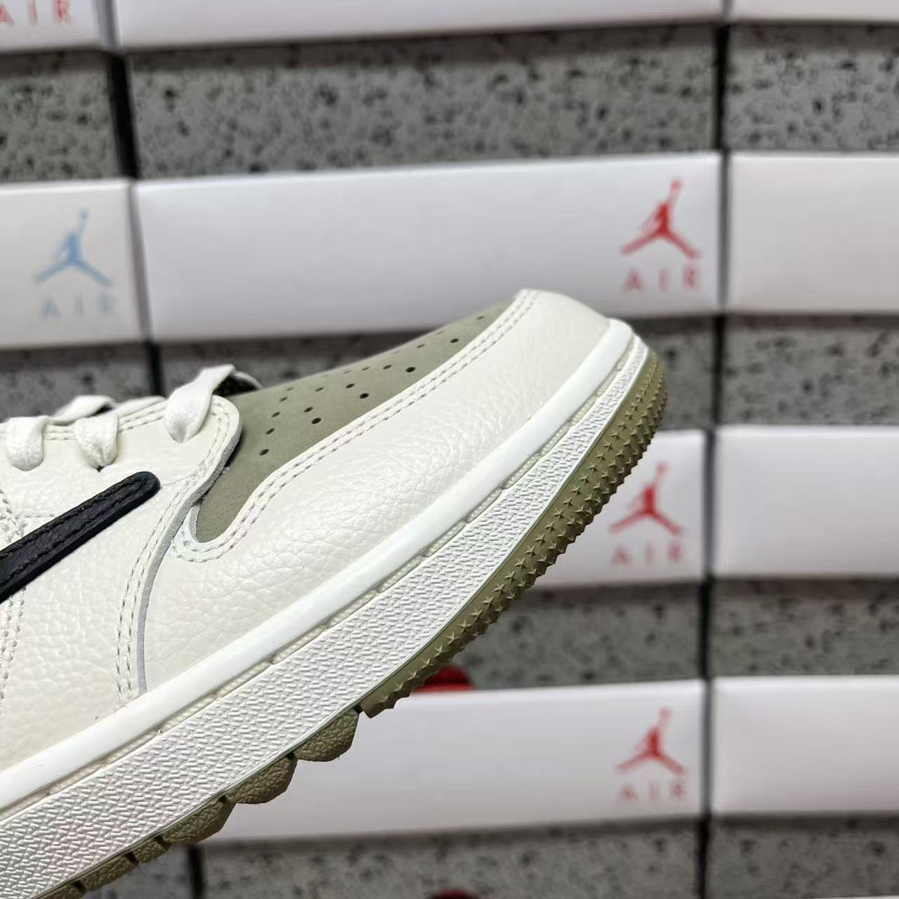 PK Batch-Air Jordan 1 × Travis Scott “Golf Olives”