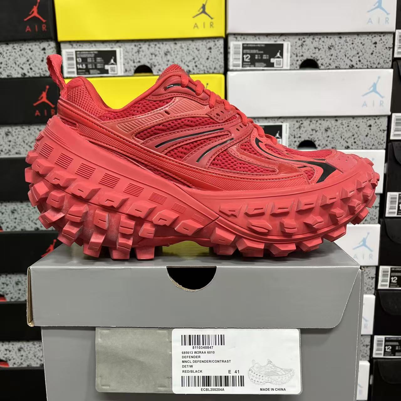 XA Batch-Balenciaga Defender Rubber Platform