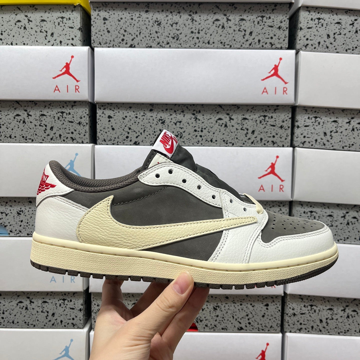 PK Batch-Air Jordan 1 × Travis Scott “ Reverse Mocha”