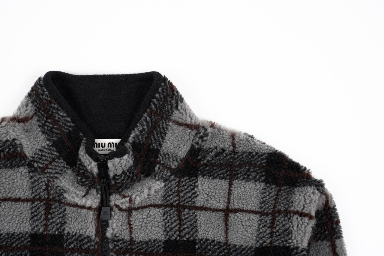 MiuMiu zipper jacket Retail(ZP)VS Batch(大货)