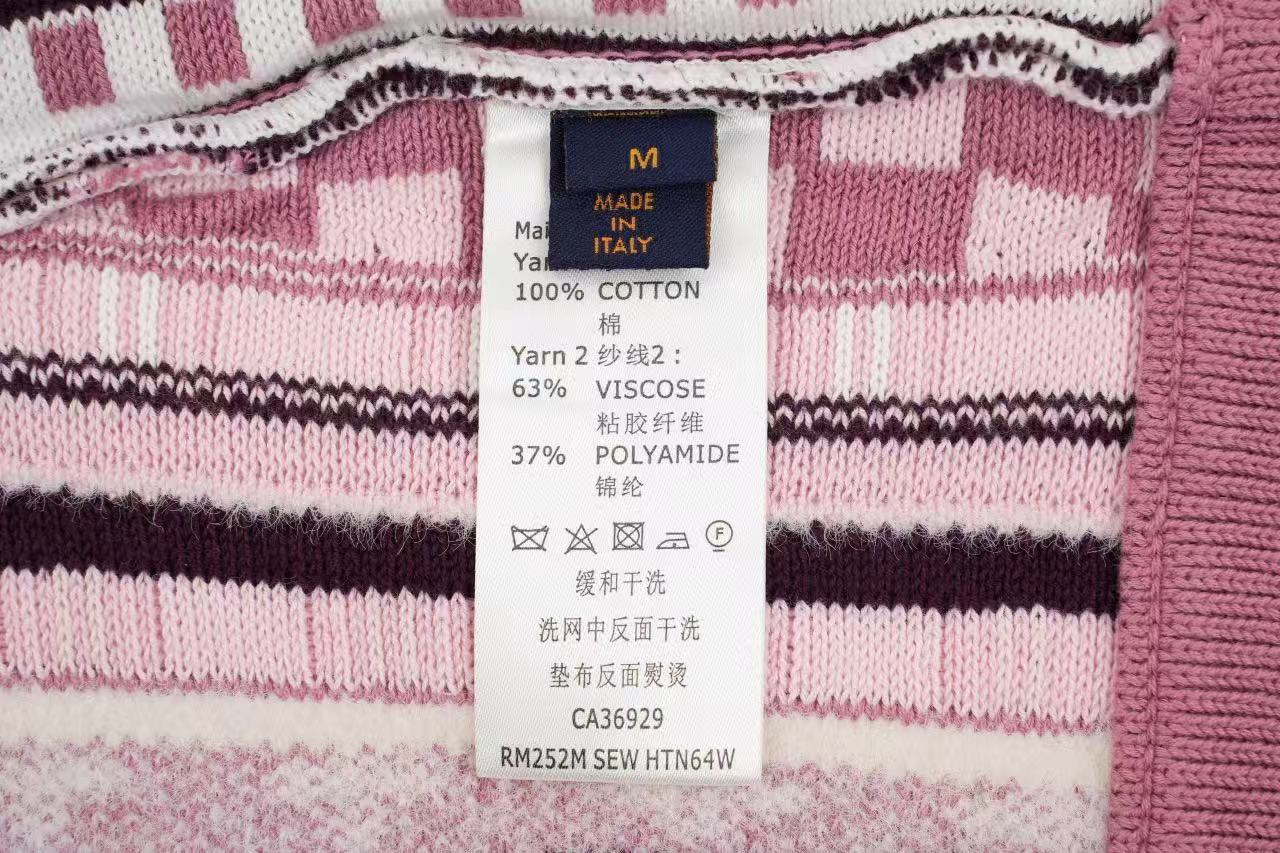 Louis Vuitton NigoMonogram Half-zip sweater Retail(ZP)VS Batch(大货)