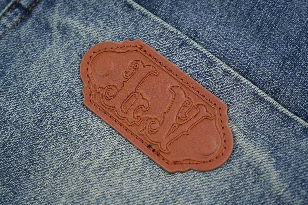 Louis Vuitton Turquoise Cargo jeans Retail(ZP)VS Batch(大货)