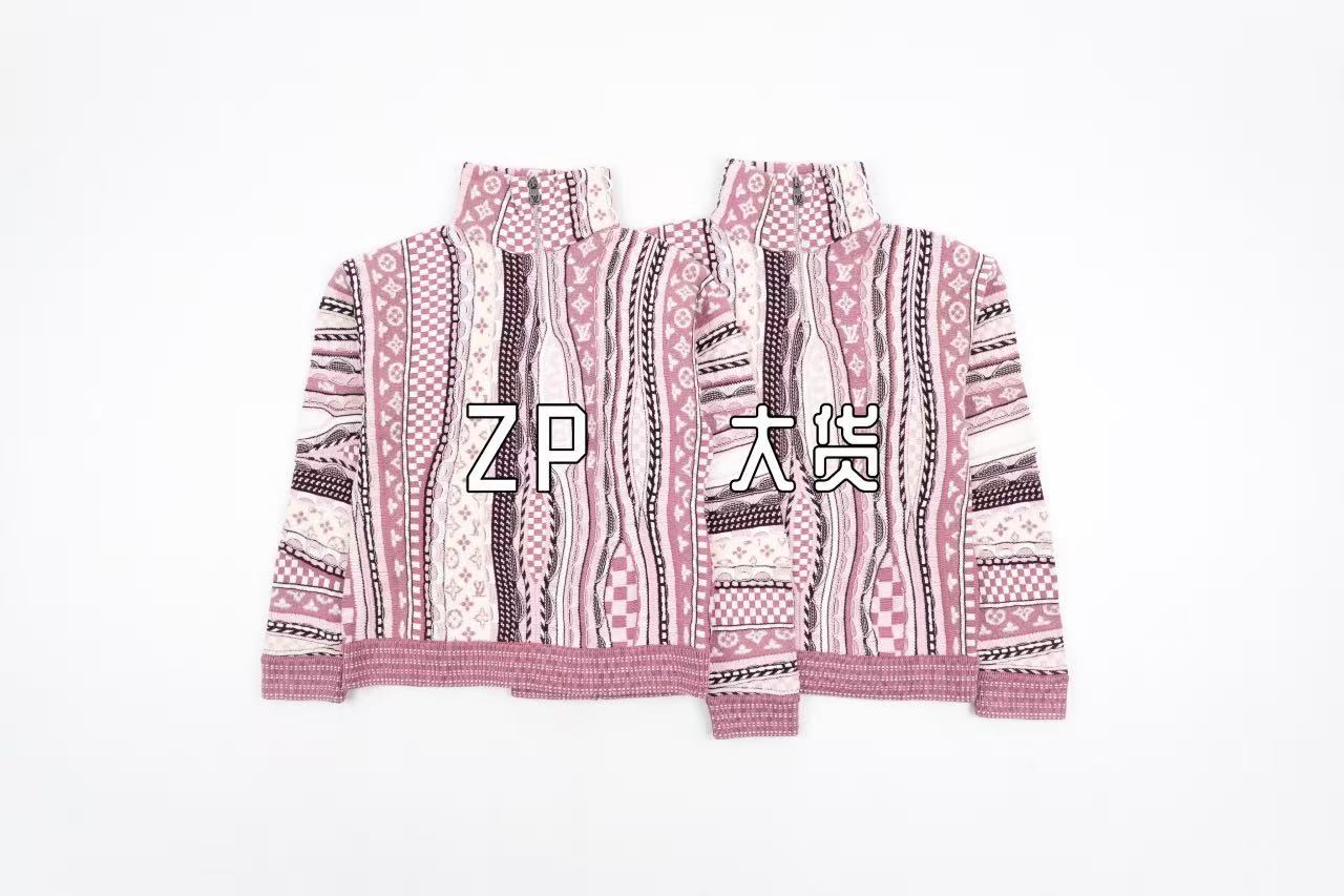 Louis Vuitton NigoMonogram Half-zip sweater Retail(ZP)VS Batch(大货)