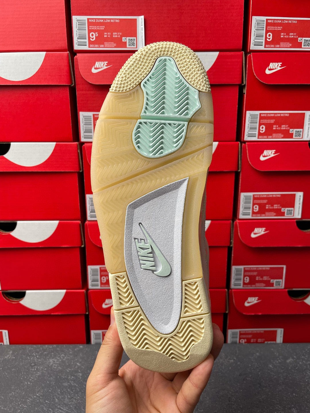 PK Batch-Off White × Air Jordan 4 “Sail”