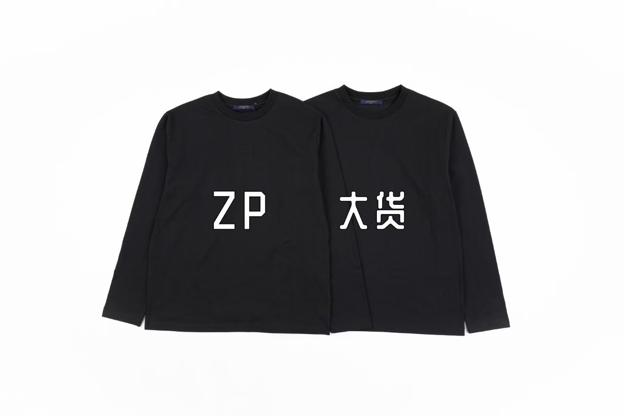 Louis Vuitton Three-dimensional relief Long sleeves Retail(ZP)VS Batch(大货)