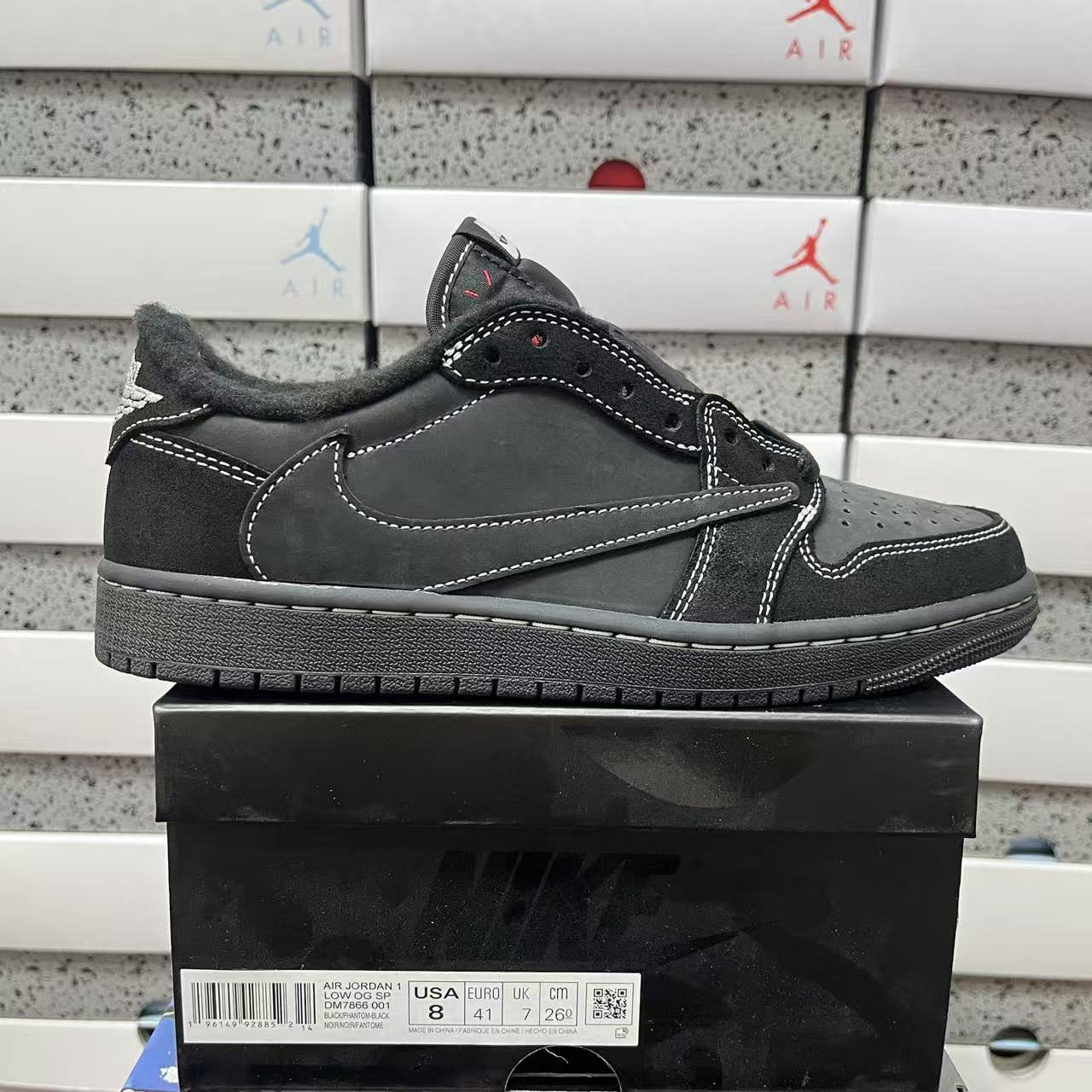 PK Batch-Air Jordan 1 × Travis Scott “ Black/Phantom”