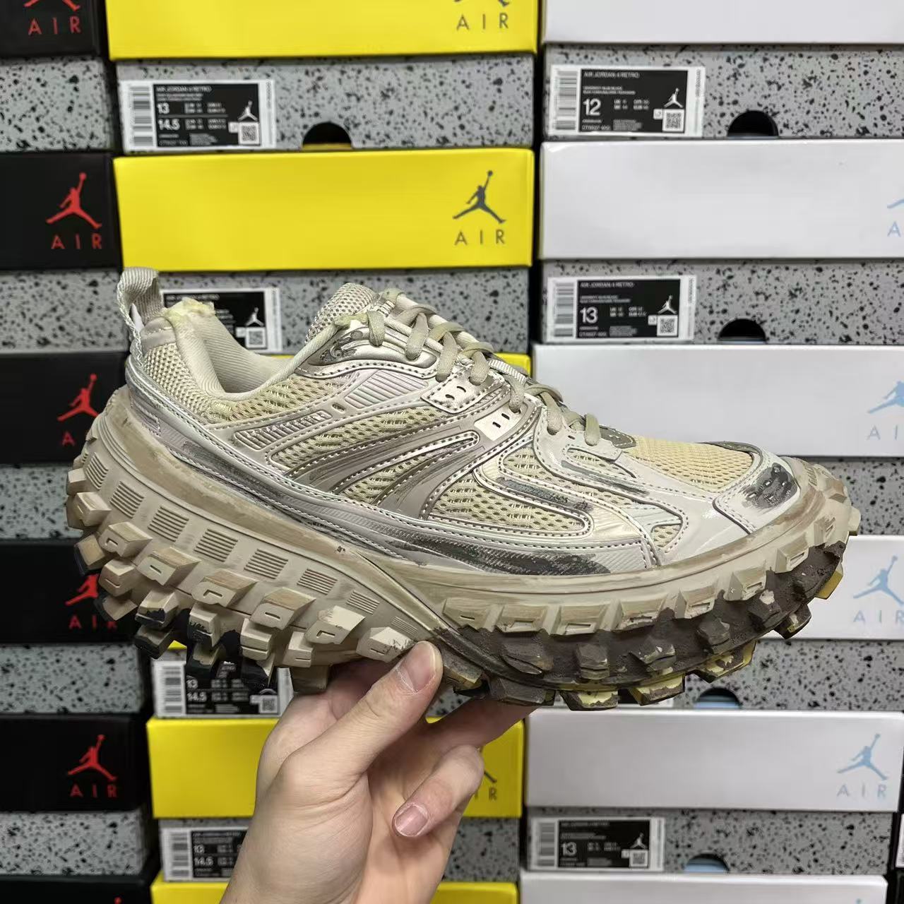 XA Batch-Balenciaga Defender Rubber Platform