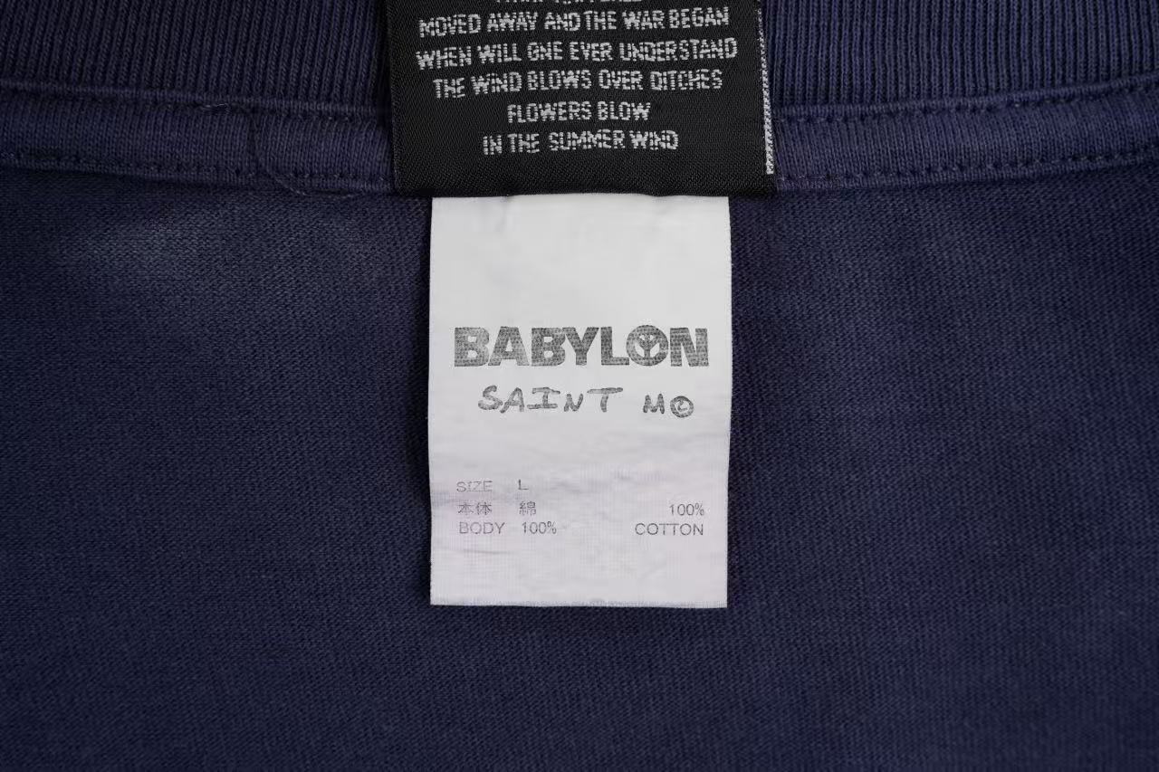 Saint Michael Printed long sleeves Retail(ZP)VS Batch(大货)