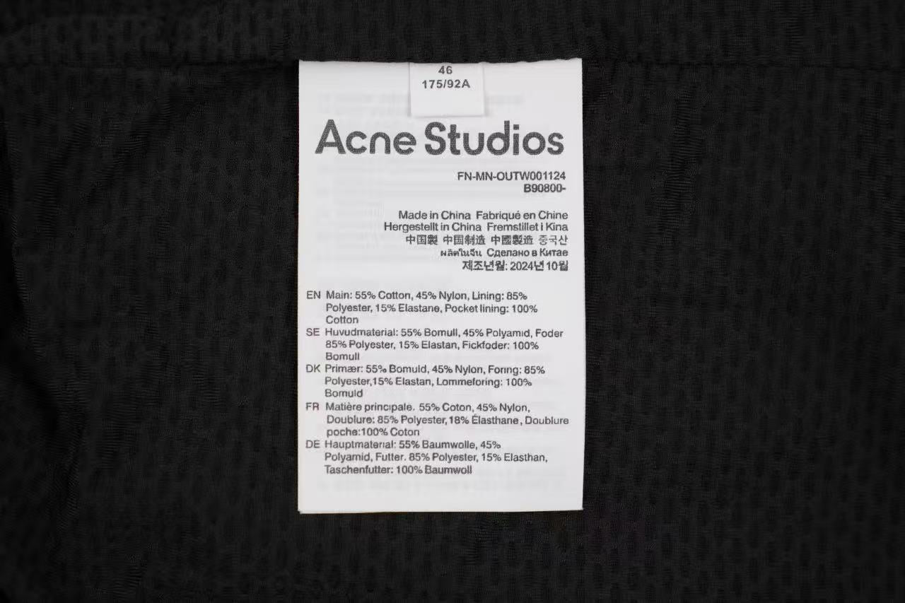 Acne Studios 25SS 1996 embroidered jacket Retail(ZP)VS Batch(大货)