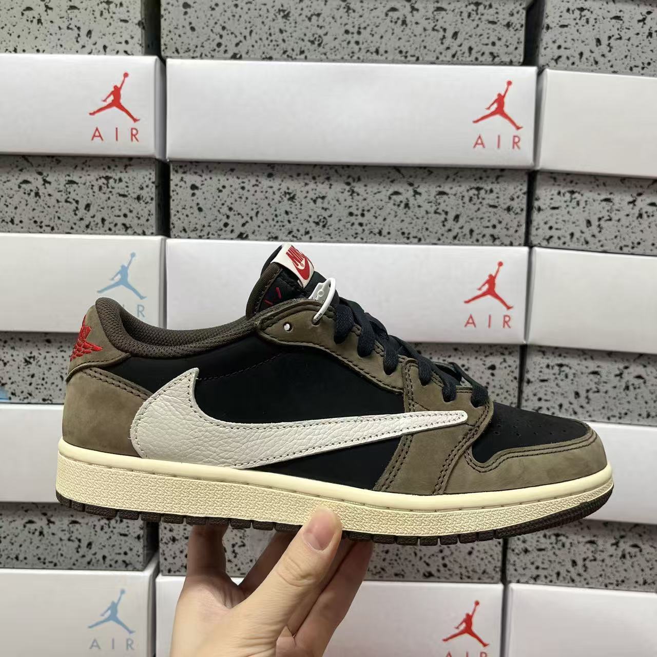 PK Batch-Air Jordan 1 × Travis Scott “Mocha”