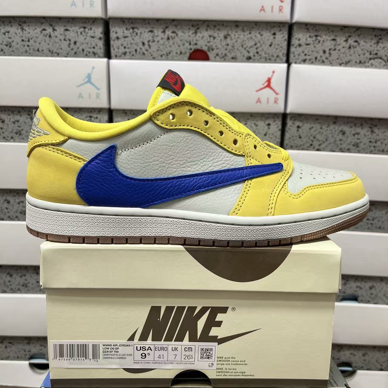 PK Batch-Air Jordan 1 × Travis Scott “Canary”