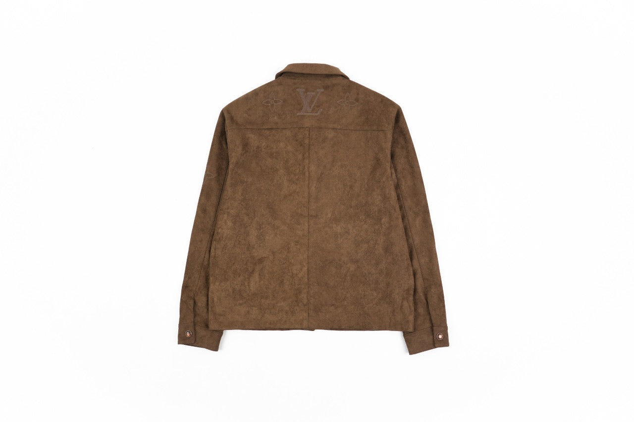Louis Vuitton Suede shirt jacket Retail(ZP)VS Batch(大货)