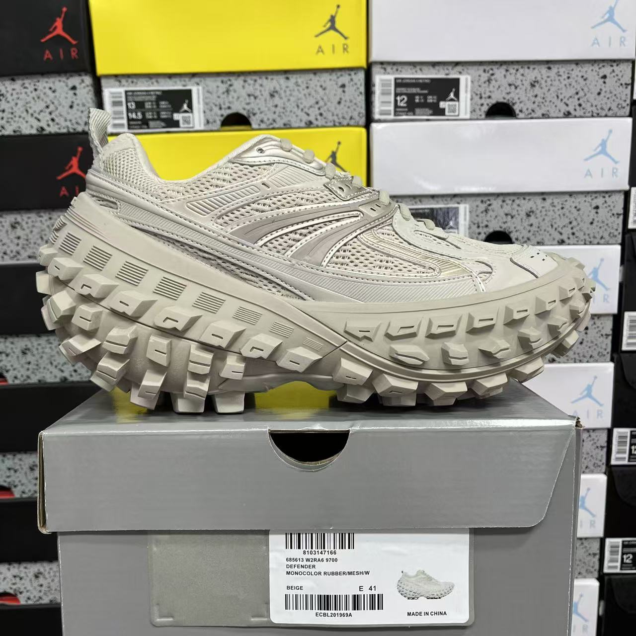 XA Batch-Balenciaga Defender Rubber Platform