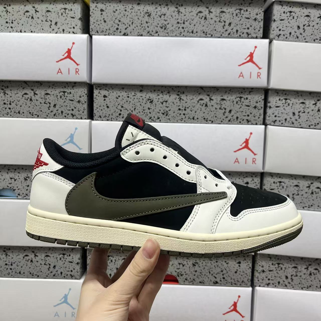PK Batch-Air Jordan 1 × Travis Scott “Olives”