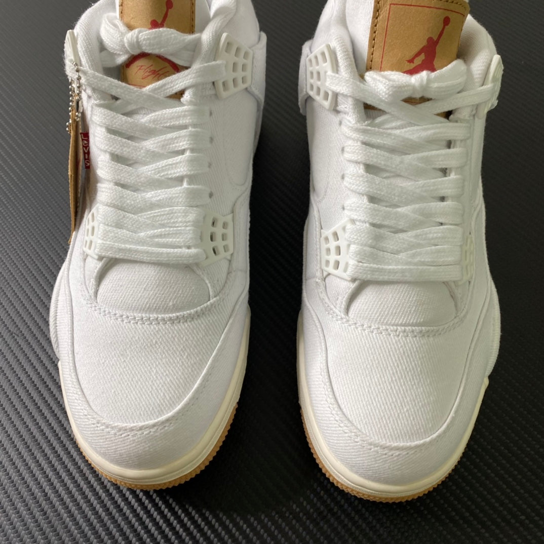 PB Batch-Levi's x Jordan Air Jordan 4 Levis White