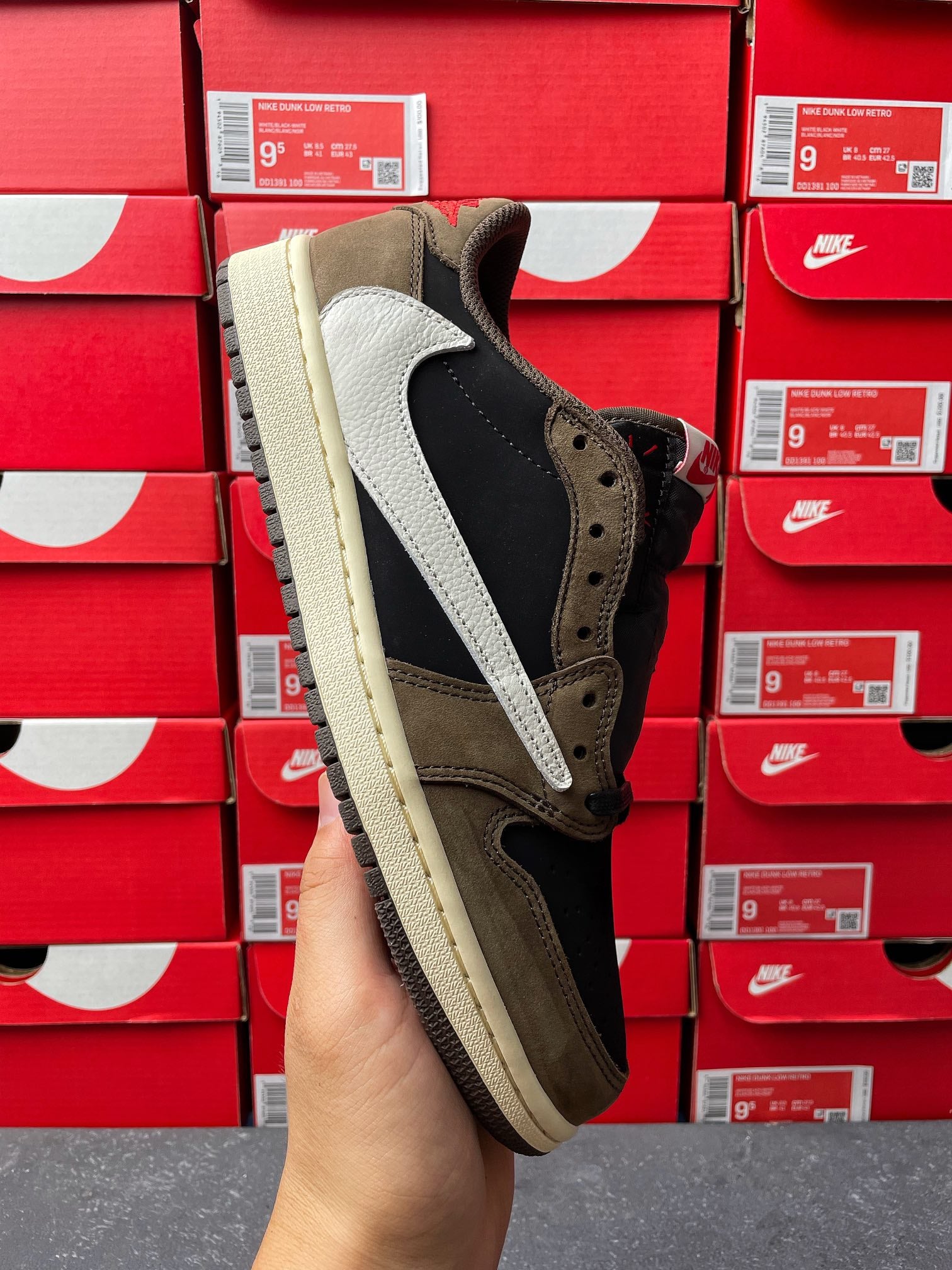 FK Batch-Air Jordan 1 × Travis Scott “Mocha”