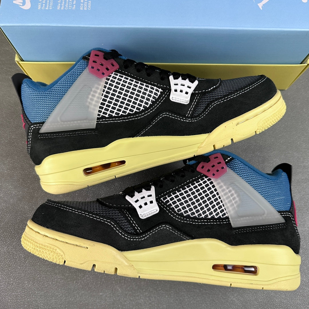 PB Batch-Union LA × Air Jordan 4 “Off noir”