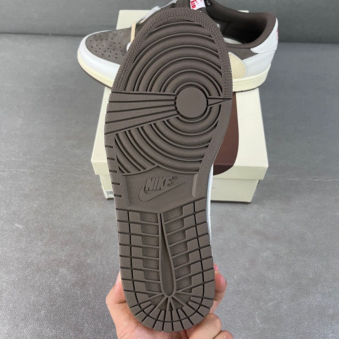 PK4.0 Batch-Air Jordan 1 × Travis Scott “Reverse Mocha”