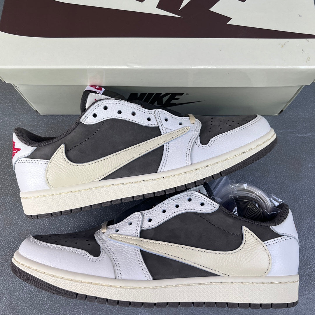PK4.0 Batch-Air Jordan 1 × Travis Scott “Reverse Mocha”
