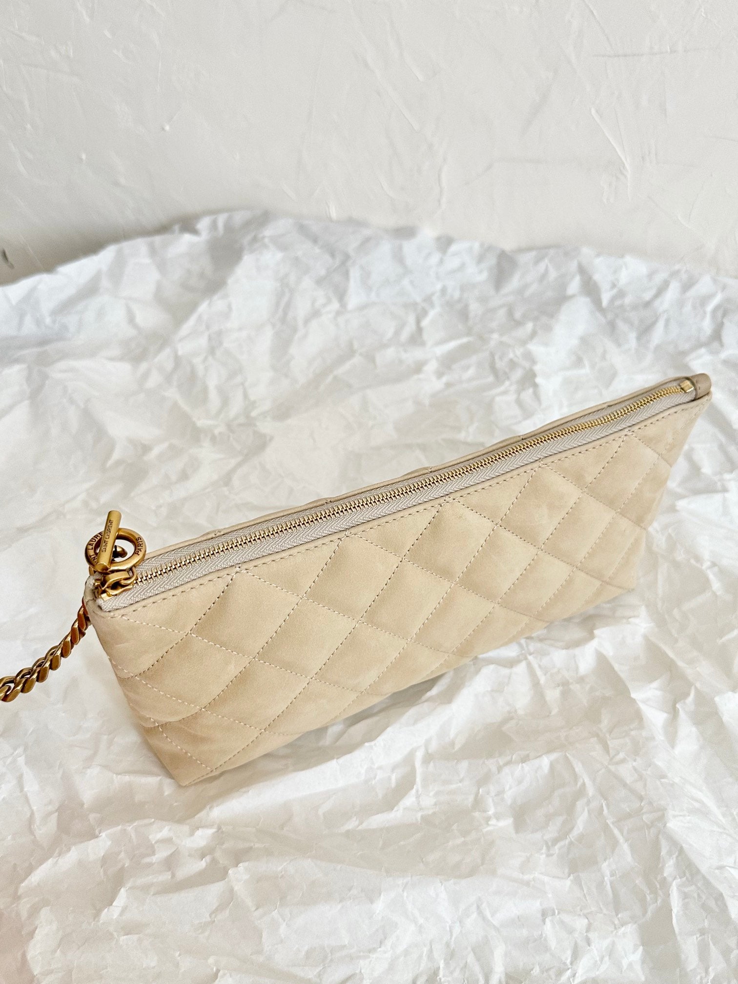 YSL lcare Maxi Logo Totebag