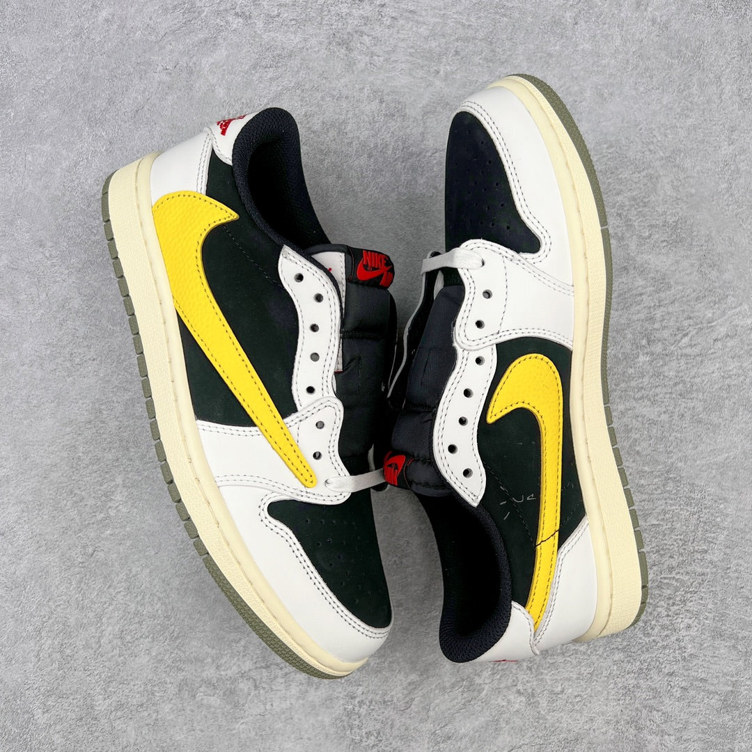 KZ Batch-Air Jordan 1 × Travis Scott “White Yellow”