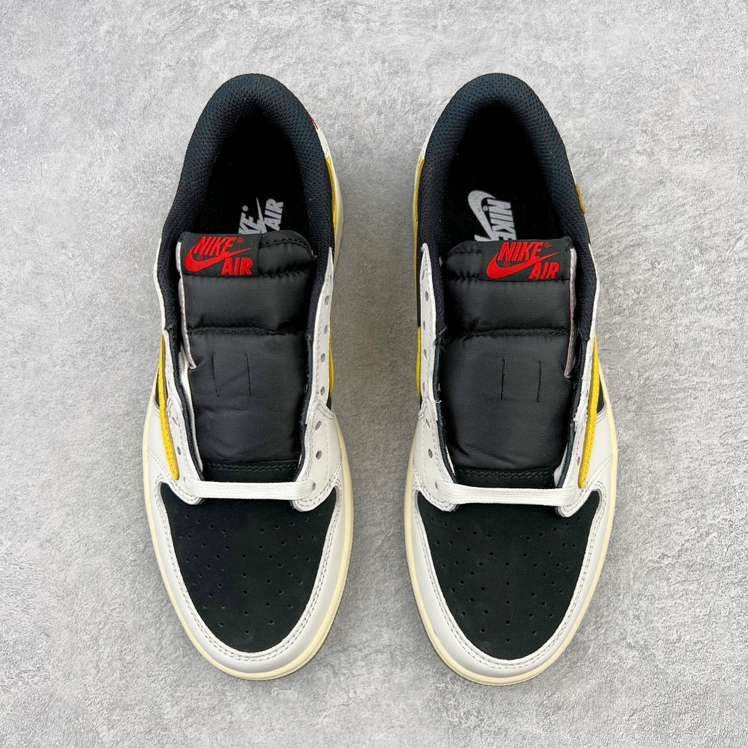 KZ Batch-Air Jordan 1 × Travis Scott “White Yellow”