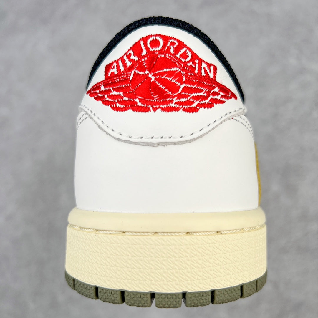 KZ Batch-Air Jordan 1 × Travis Scott “White Yellow”