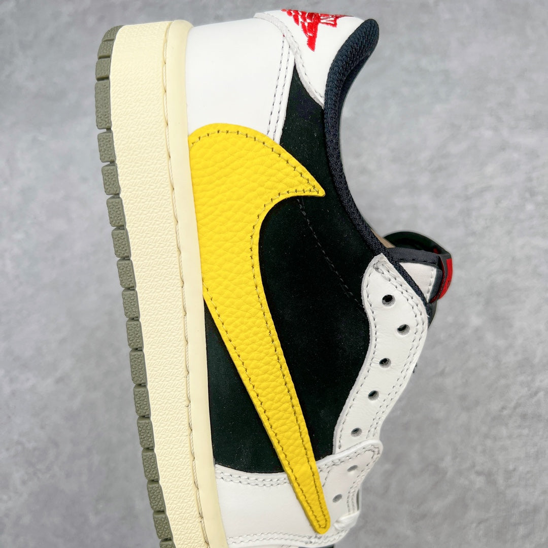 KZ Batch-Air Jordan 1 × Travis Scott “White Yellow”