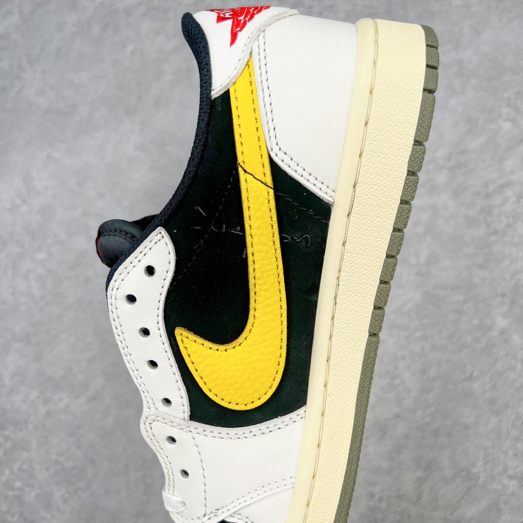 KZ Batch-Air Jordan 1 × Travis Scott “White Yellow”
