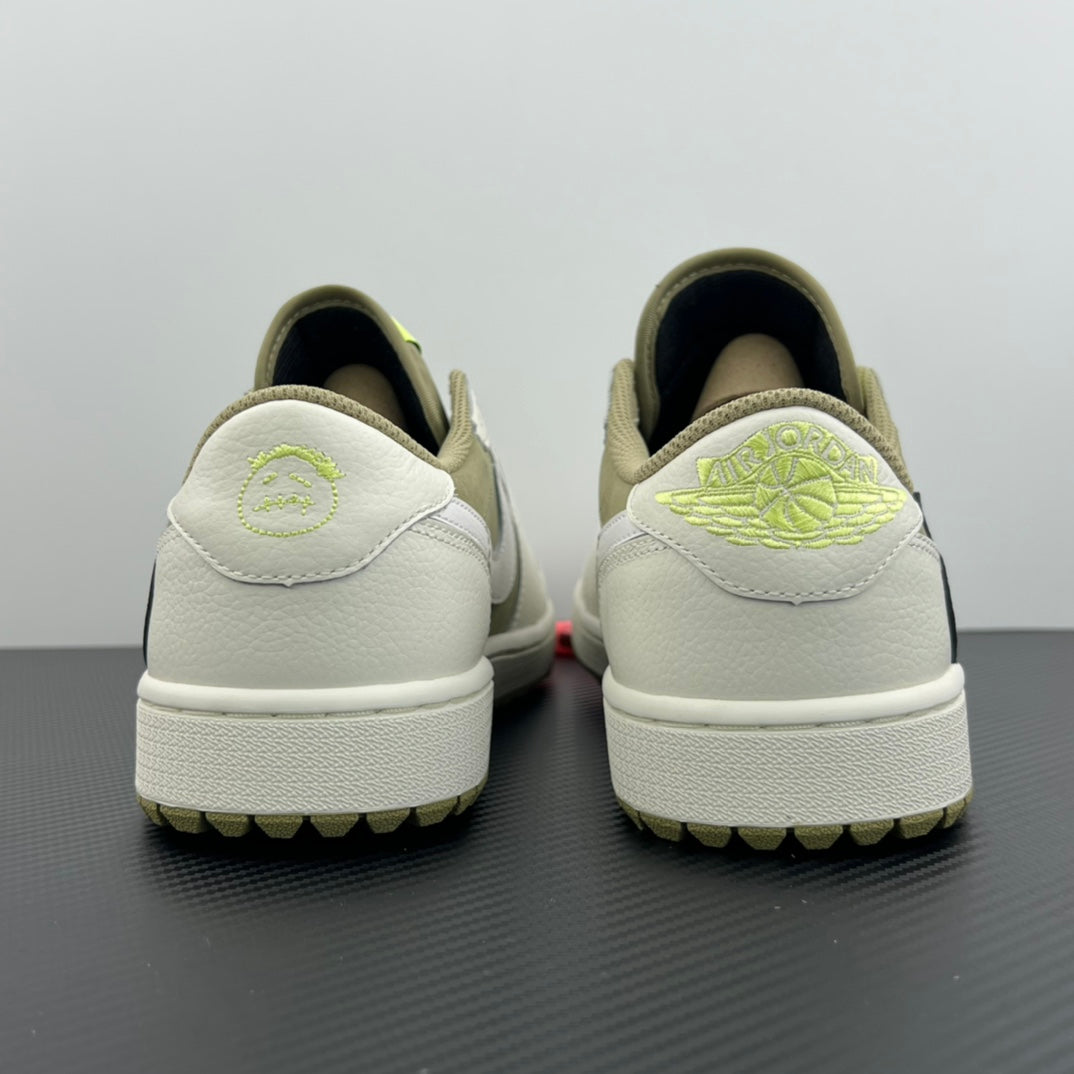 FK Batch-Air Jordan 1 × Travis Scott “Golf Olives”