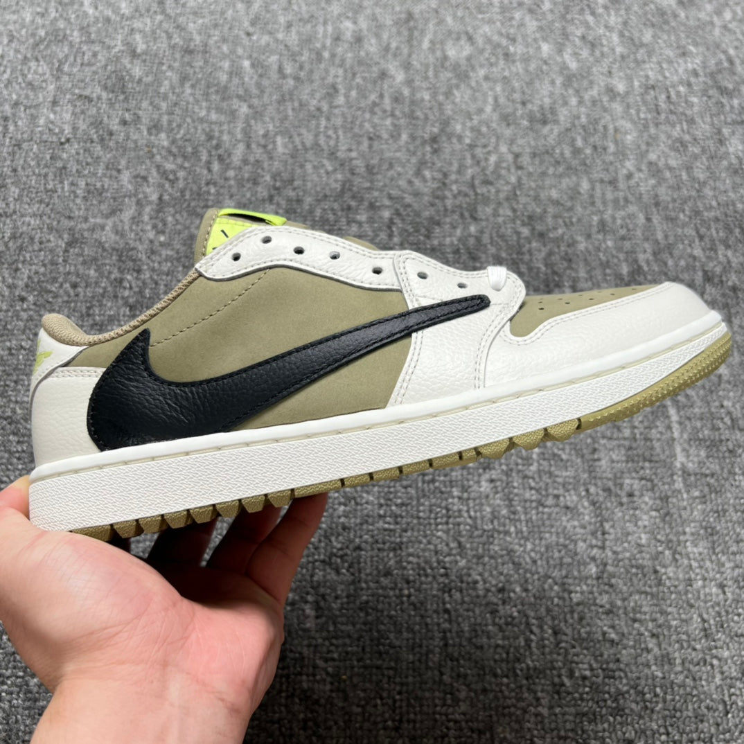 PK Batch-Air Jordan 1 × Travis Scott “Golf Olives”