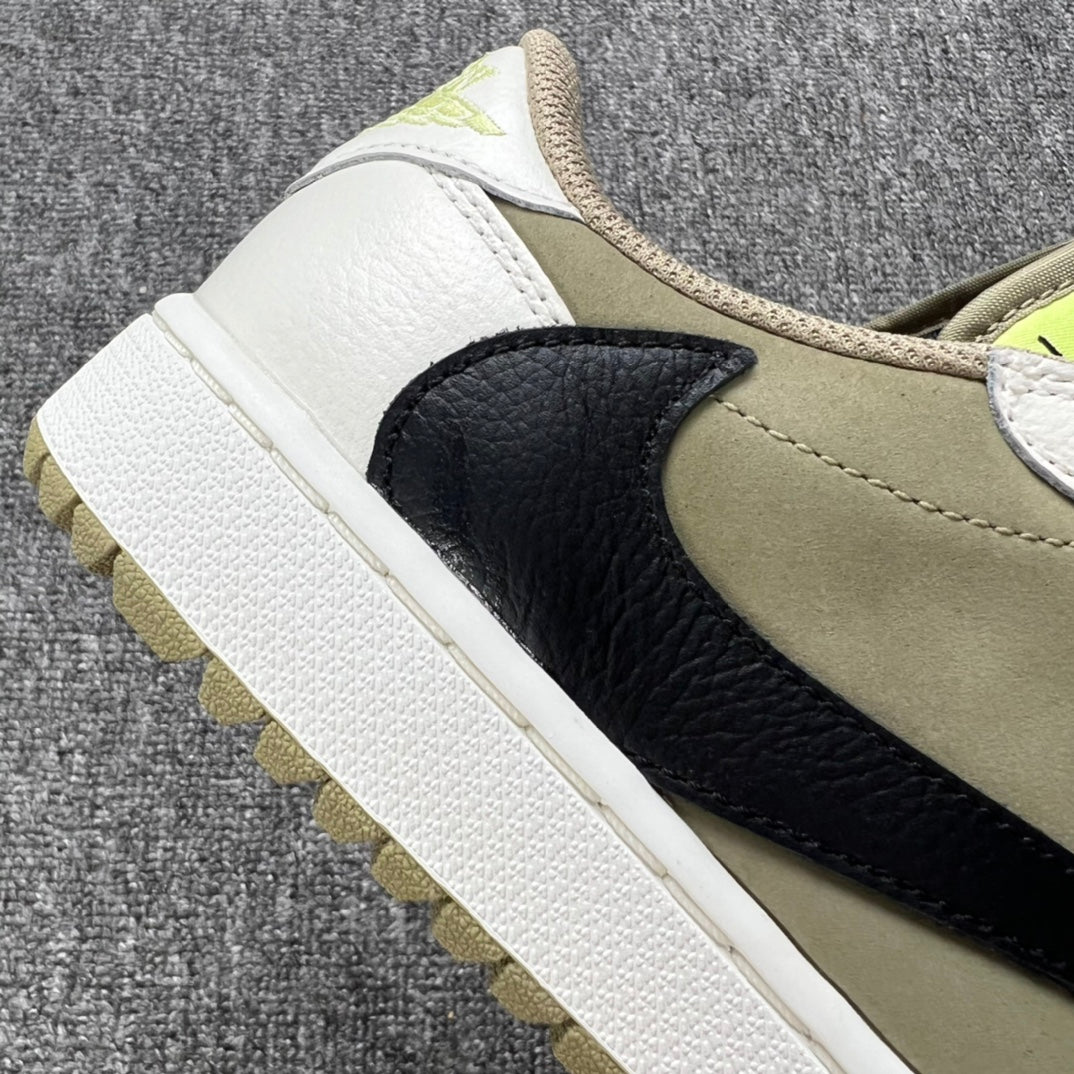 PK Batch-Air Jordan 1 × Travis Scott “Golf Olives”