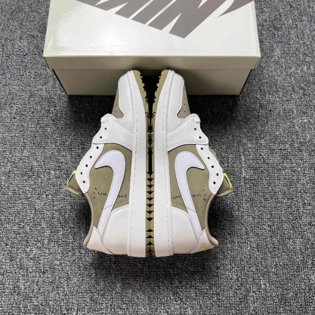 PK Batch-Air Jordan 1 × Travis Scott “Golf Olives”