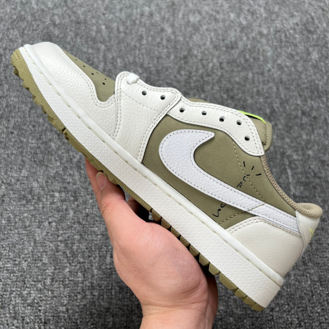PK Batch-Air Jordan 1 × Travis Scott “Golf Olives”