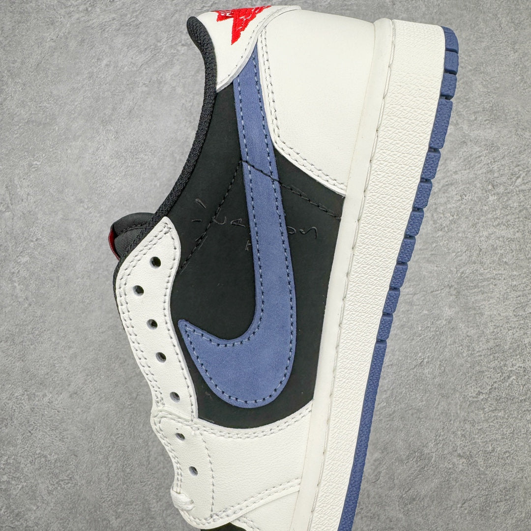 KZ Batch-Air Jordan 1 × Travis Scott “White Blue”