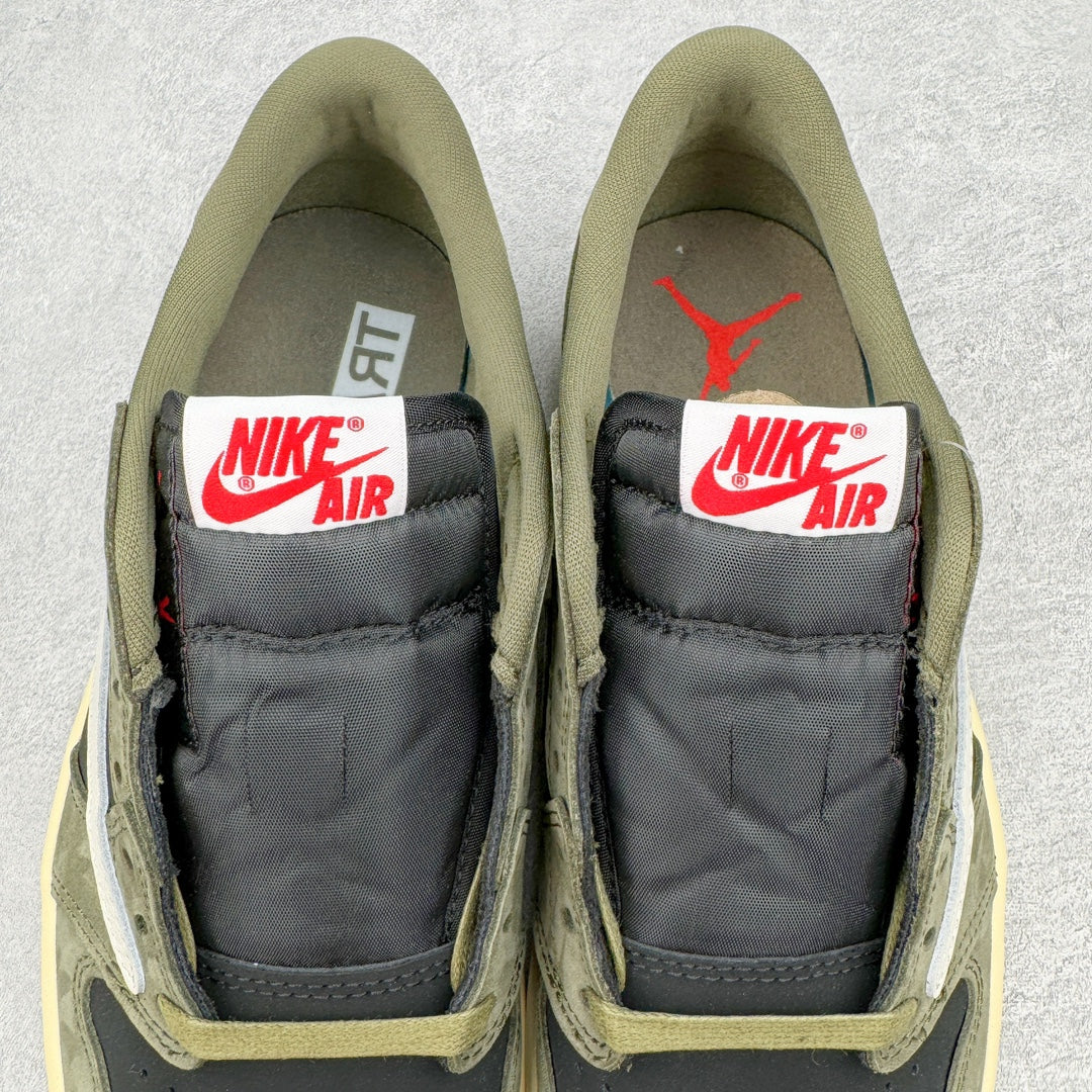 KZ Batch-Air Jordan 1 × Travis Scott “Green suede”