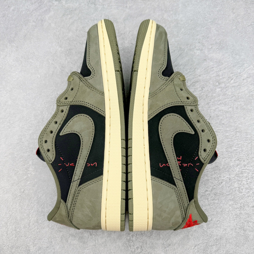 KZ Batch-Air Jordan 1 × Travis Scott “Green suede”
