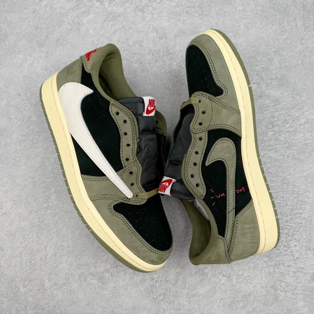 KZ Batch-Air Jordan 1 × Travis Scott “Green suede”