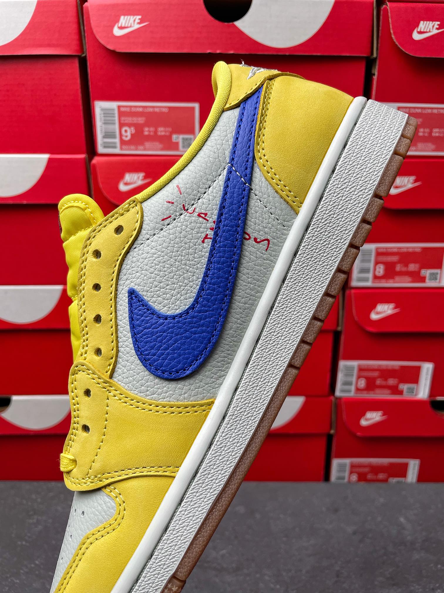 PK Batch-Air Jordan 1 × Travis Scott “Canary”