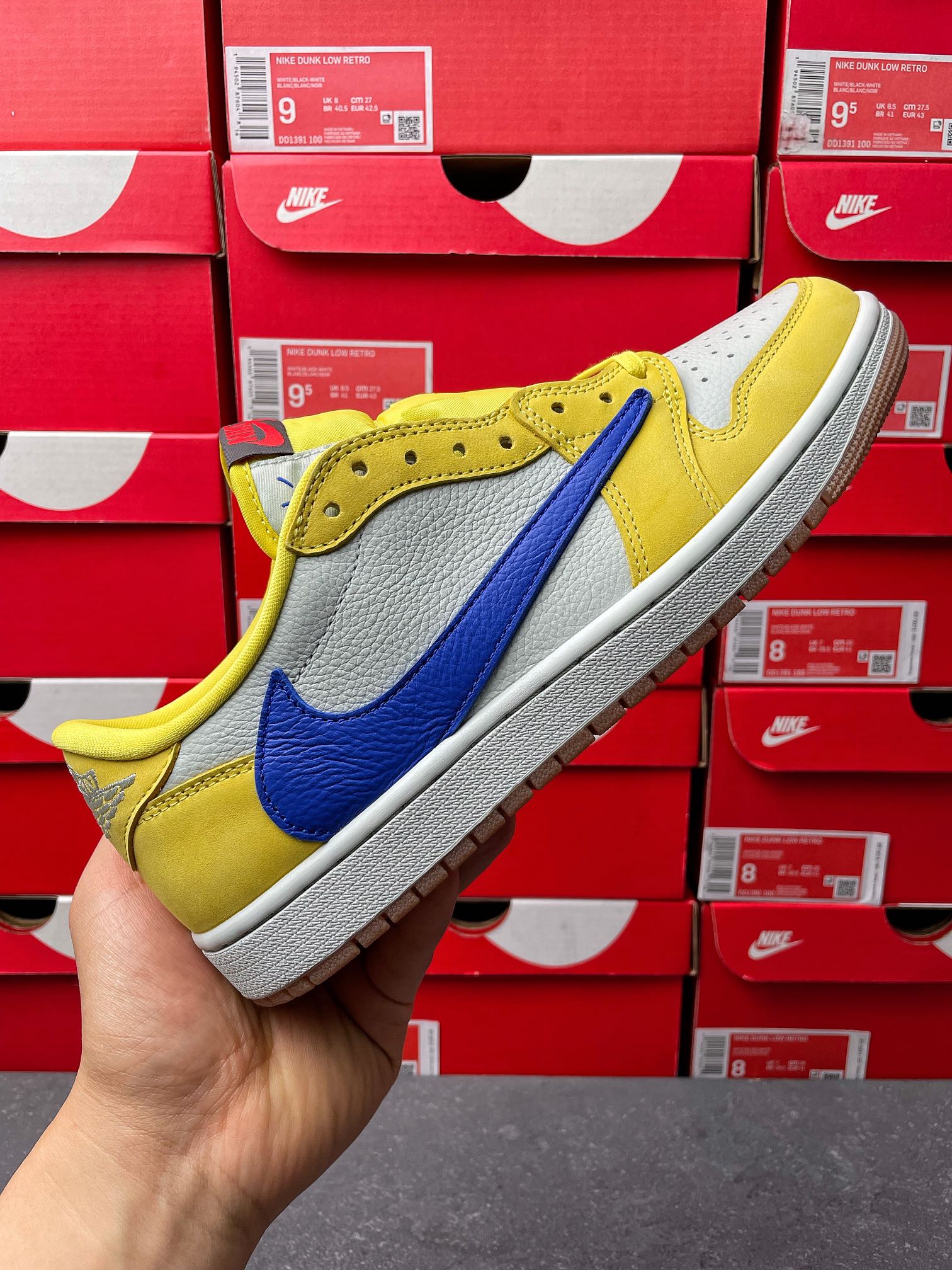 PK Batch-Air Jordan 1 × Travis Scott “Canary”